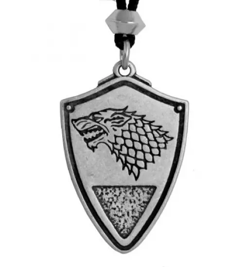 Dire Wolf: Winter is Coming Pewter Necklace