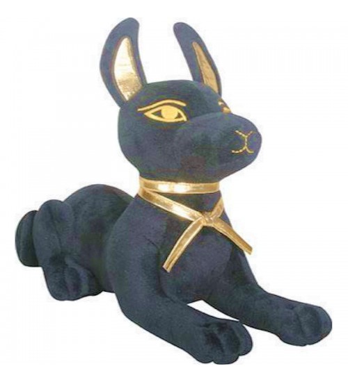 Anubis Egyptian Dog God Laying Plushie