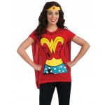 Wonder Woman Carton Costume Shirt - XLarge