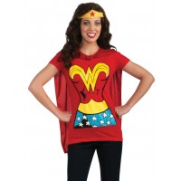 Wonder Woman Carton Costume Shirt - Medium