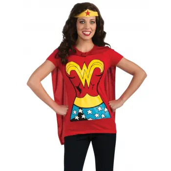 Wonder Woman Carton Costume Shirt - Medium