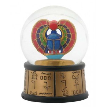 Khepri Winged Scarab Egyptian Water Globe