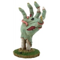 Zombie Hand Rising from the Grave Statue