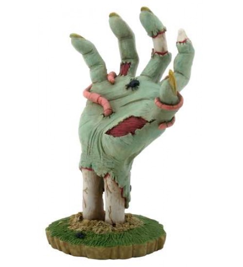 Zombie Hand Rising from the Grave Statue